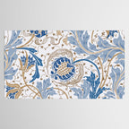 Walter Crane Teazle Art Nouveau Powder Blue Tablecloth Gallery Image 2