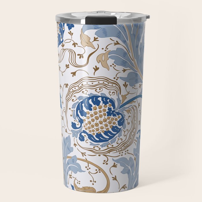 Walter Crane Teazle Art Nouveau Powder Blue Travel Mug Gallery Image 1