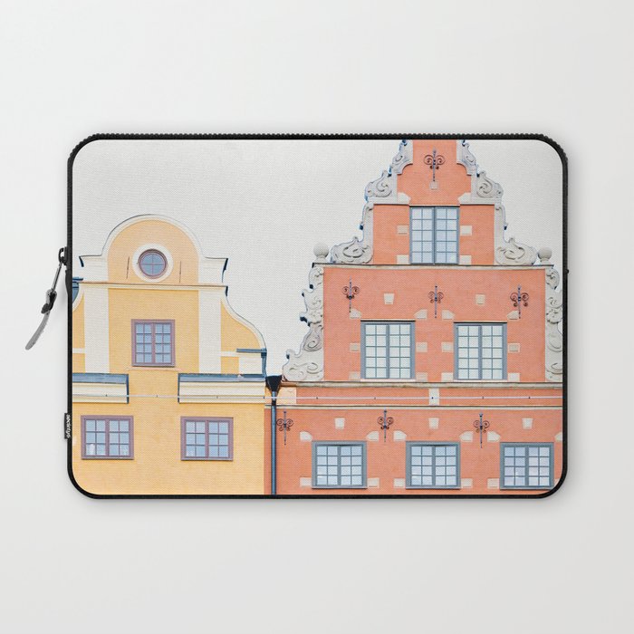 Scandinavian Color - Stockholm Sweden Travel Photography Laptop Sleeve Gallery Image 1