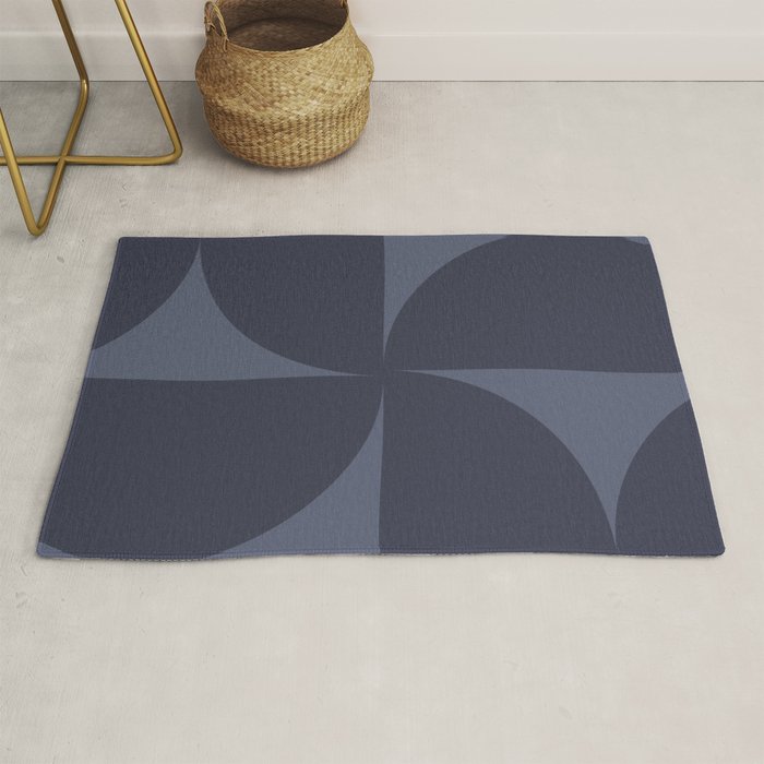 Monochromatic Minimalism - Blue Rug Gallery Image 1