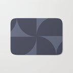 Monochromatic Minimalism - Blue Bath Mat Gallery Image 1