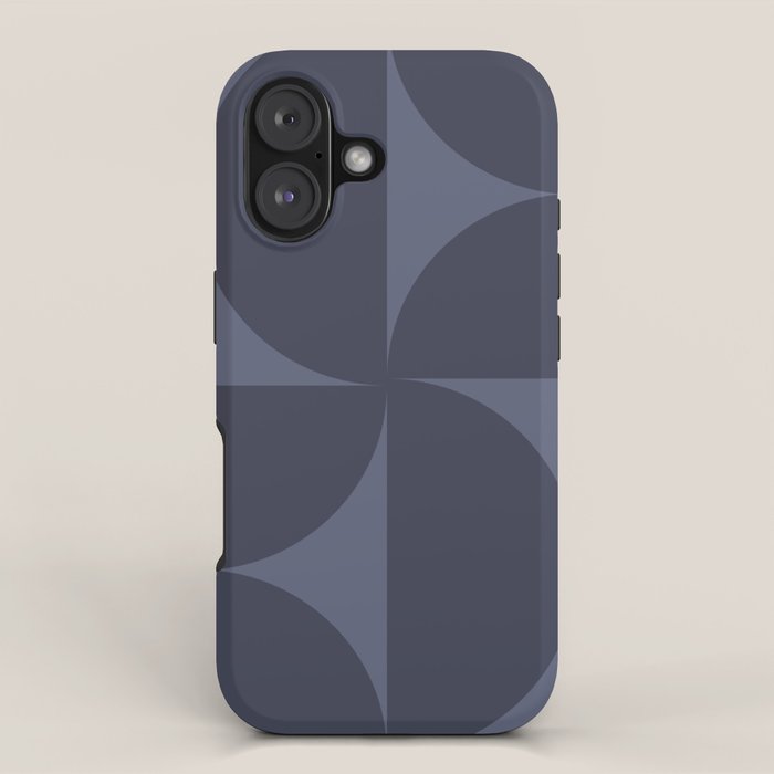 Monochromatic Minimalism - Blue iPhone Case Gallery Image 1