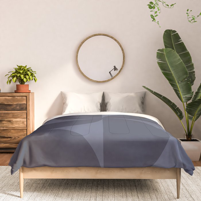 Monochromatic Minimalism - Blue Comforter Gallery Image 3