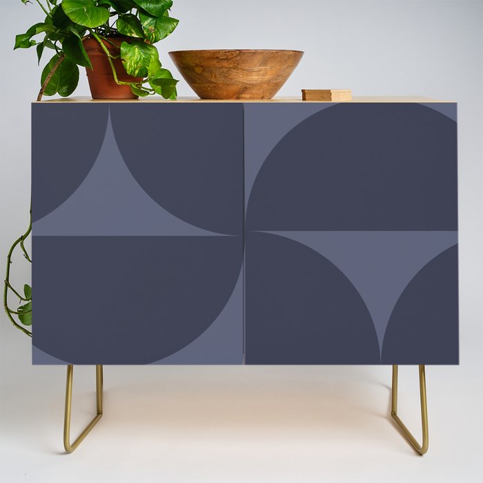 Monochromatic Minimalism - Blue Credenza Gallery Image 1