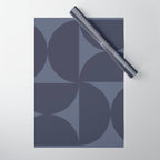 Monochromatic Minimalism - Blue Wrapping Paper Gallery Image 1