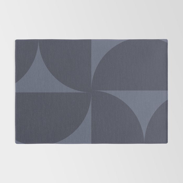 Monochromatic Minimalism - Blue Rug Gallery Image 2