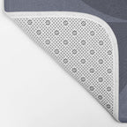 Monochromatic Minimalism - Blue Bath Mat Gallery Image 2