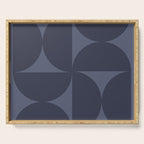 Monochromatic Minimalism - Blue Serving Tray Gallery Image 1