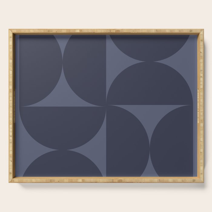 Monochromatic Minimalism - Blue Serving Tray Gallery Image 1