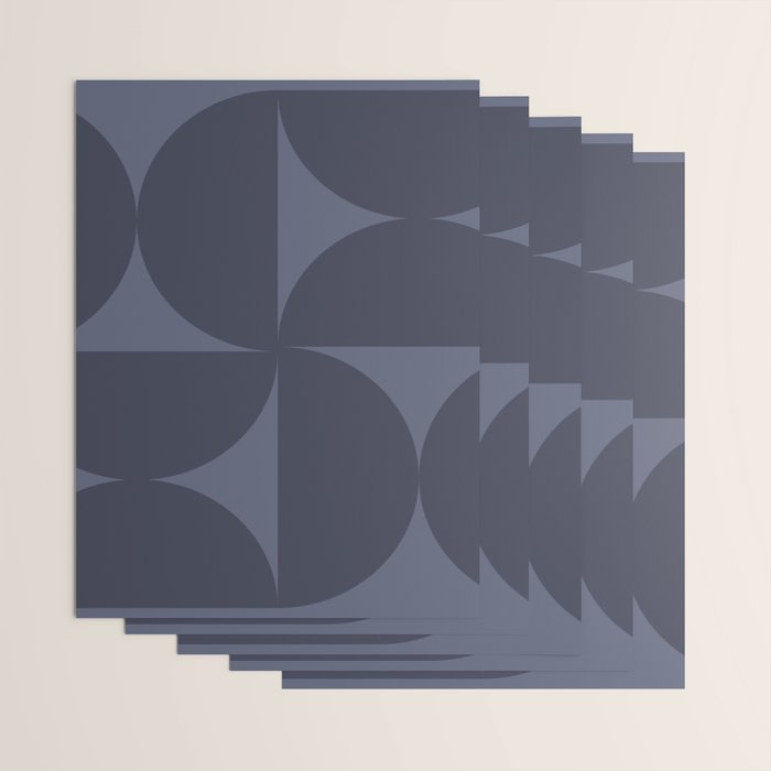 Monochromatic Minimalism - Blue Wrapping Paper Gallery Image 3