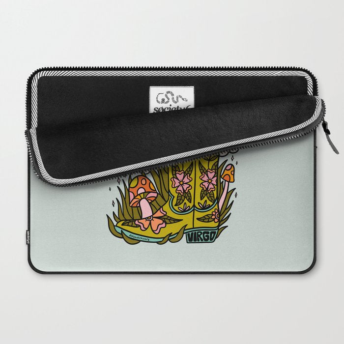 Virgo Cowboy Boot Laptop Sleeve Gallery Image 2