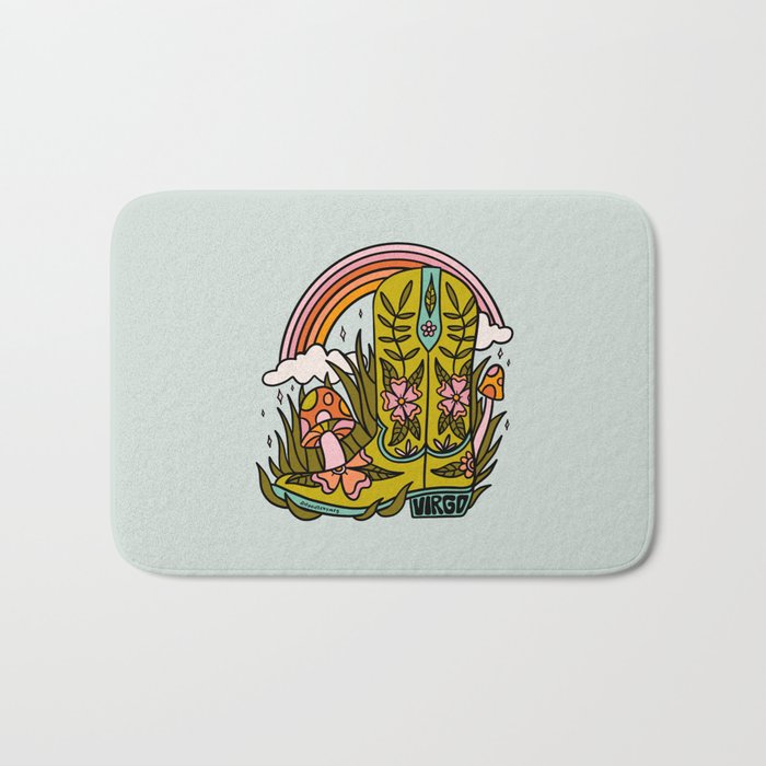 Virgo Cowboy Boot Bath Mat Gallery Image 1
