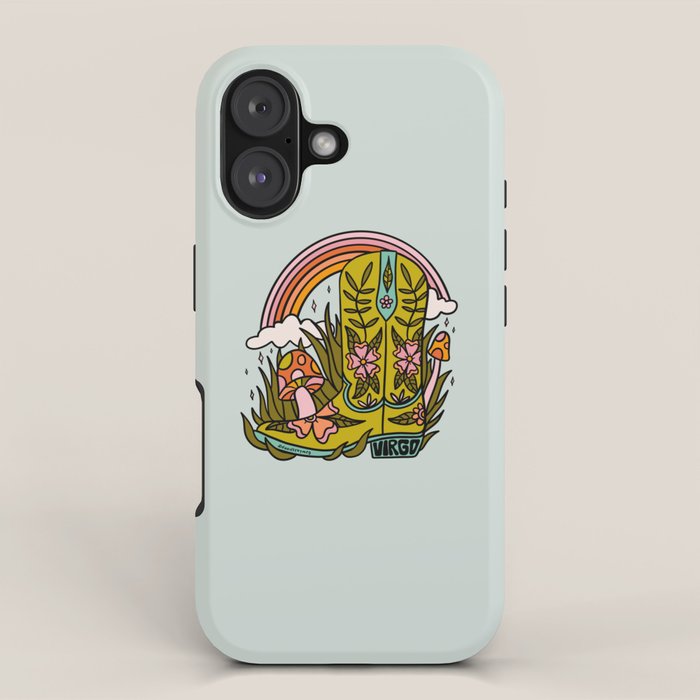 Virgo Cowboy Boot iPhone Case Gallery Image 1