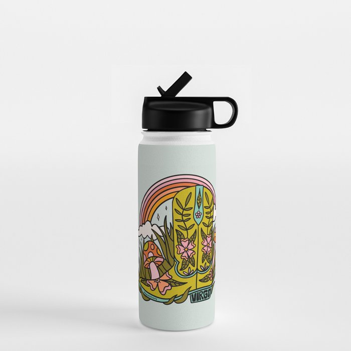 Virgo Cowboy Boot Water Bottle Gallery Image 1
