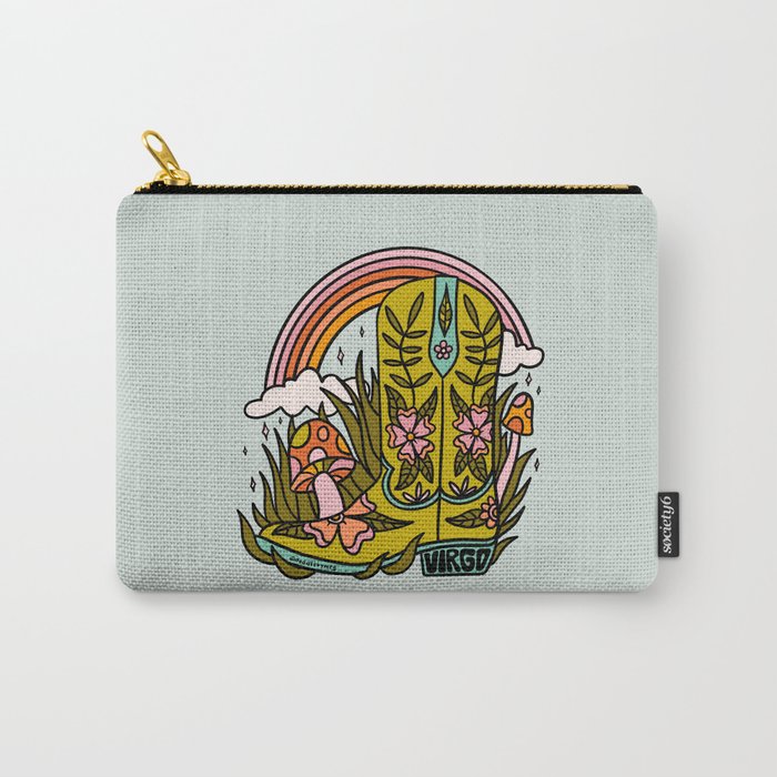 Virgo Cowboy Boot Carry All Pouch Gallery Image 1