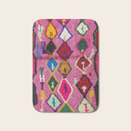 Very Colorful Retro Moroccan Rug Print Bath Mat Gallery Image 1