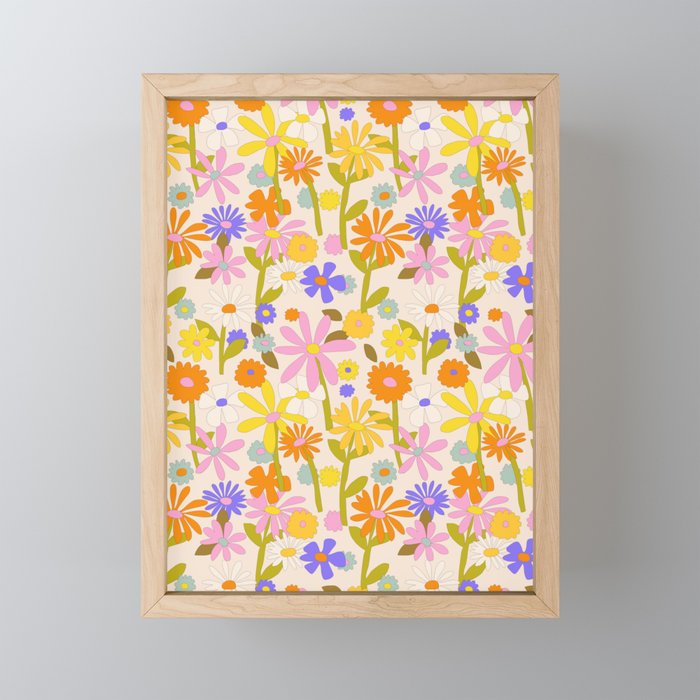 Flower Power Light Mini Art Print Gallery Image 1