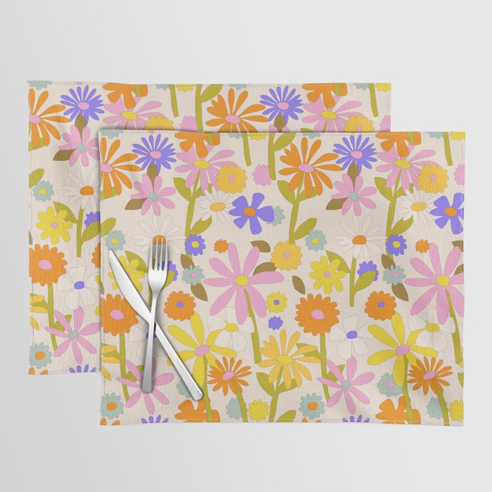 Flower Power Light Placemat Gallery Image 1