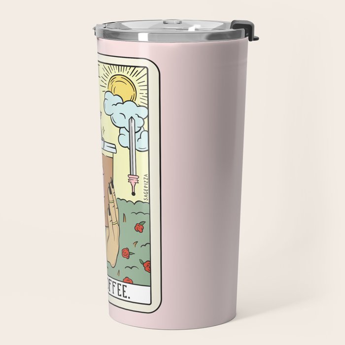 COFFEE READING UPDATED (LIGHT) Travel Mug Gallery Image 2