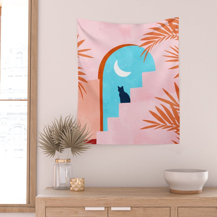 Catrospection Wall Tapestry Gallery Image 2