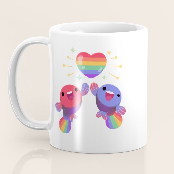 Rainbow guppy 3 Coffee Mug Gallery Image 3