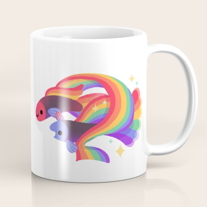 Rainbow guppy 3 Coffee Mug Gallery Image 1