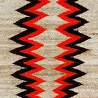 Antique Navajo Rug With Chevron Stripes Print Coffee Mug Gallery Image 2