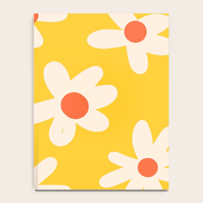Happy Golden Daisies | Yellow Daisies | Summer Flowers Notebook Gallery Image 4