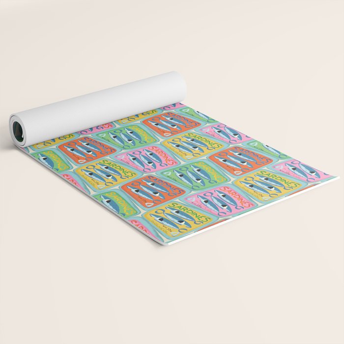 Sardines Yoga Mat Gallery Image 2