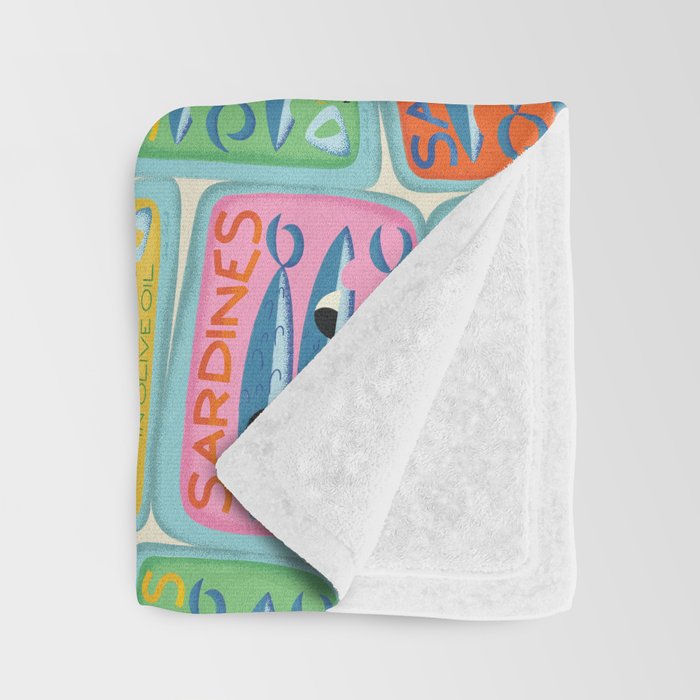 Sardines Throw Blanket Gallery Image 3