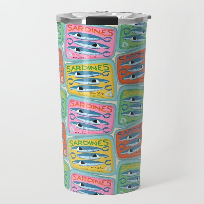 Sardines Travel Mug Gallery Image 1