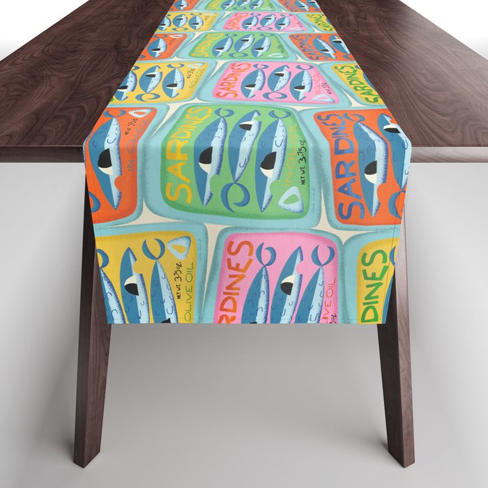 Sardines Table Runner Gallery Image 1