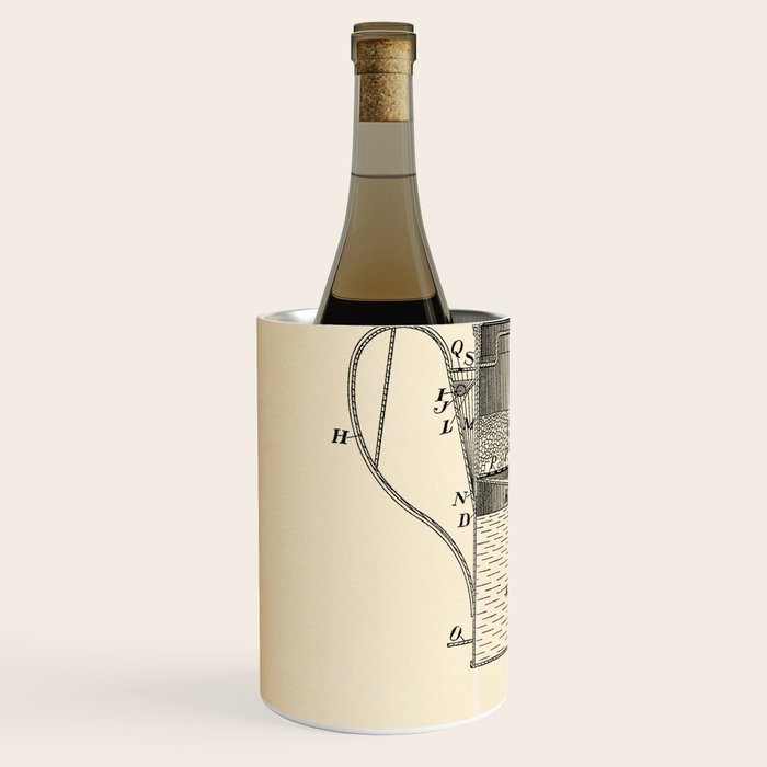 Coffee Pot vintage patent Wine Chiller Gallery Image 2