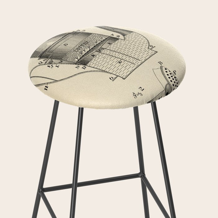 Coffee Pot vintage patent Stool Gallery Image 2