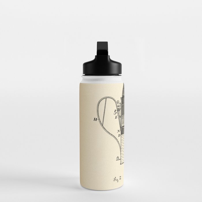 Coffee Pot vintage patent Water Bottle Gallery Image 3