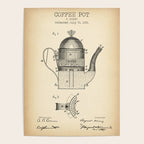 Coffee Pot vintage patent Poster Gallery Image 4