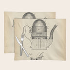 Coffee Pot vintage patent Placemat Gallery Image 1