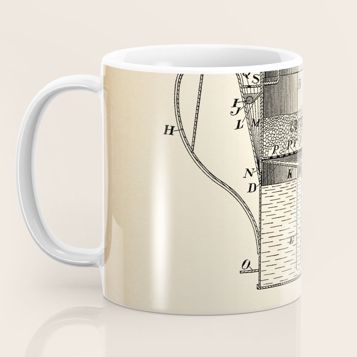 Coffee Pot vintage patent Coffee Mug Gallery Image 3