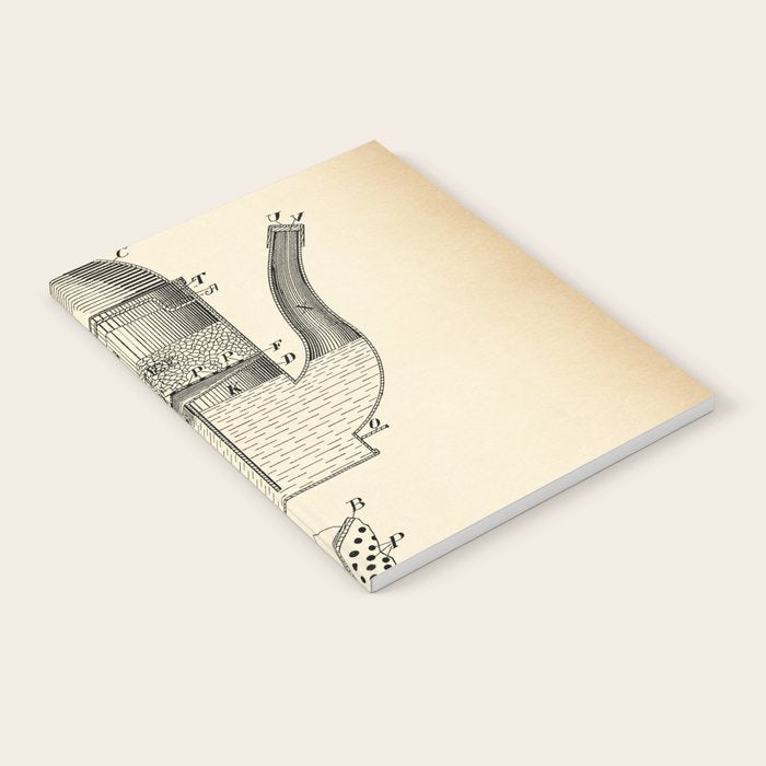 Coffee Pot vintage patent Notebook Gallery Image 2