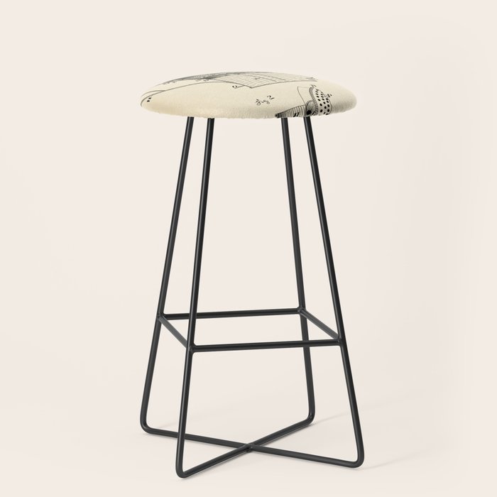Coffee Pot vintage patent Stool Gallery Image 1