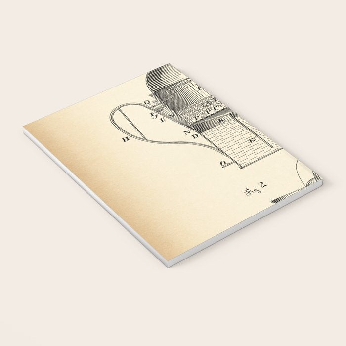 Coffee Pot vintage patent Notebook Gallery Image 3