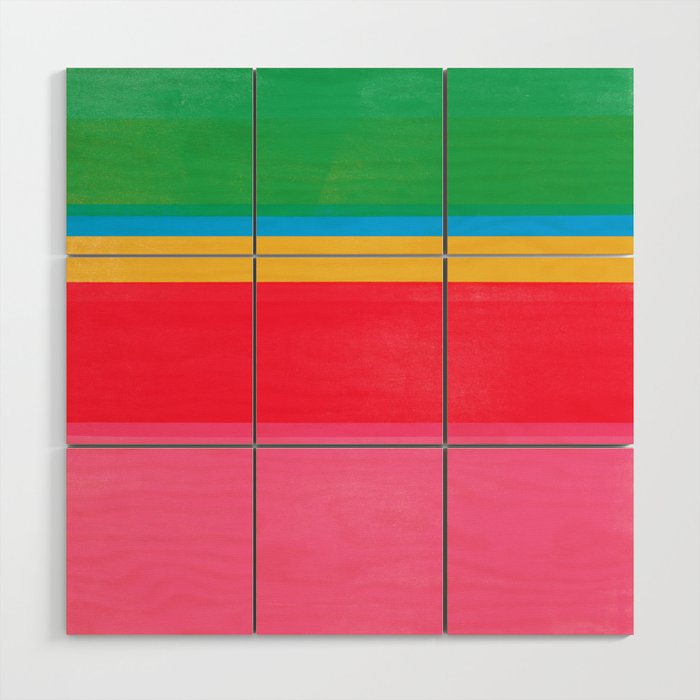 stripe study 47 Wood Wall Art Gallery Image 1