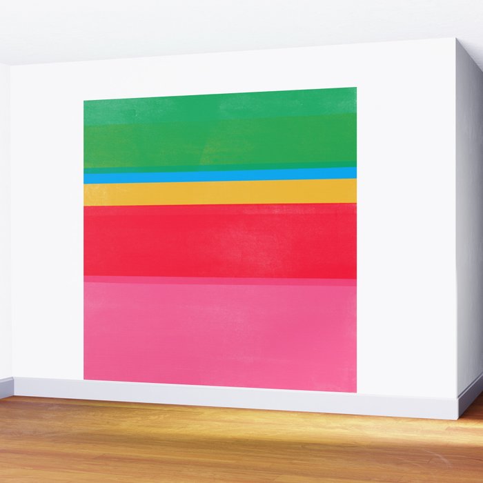 stripe study 47 Wall Mural Gallery Image 2