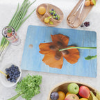Red Poppy on Blue Cutting Board Gallery Image 2