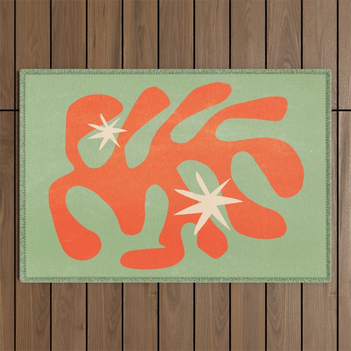 Riviera: Paper Cutouts Matisse Edition Outdoor Rug Gallery Image 1