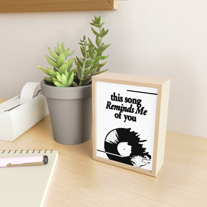 This Song Reminds me of You - Wavy Mini Art Print Gallery Image 2