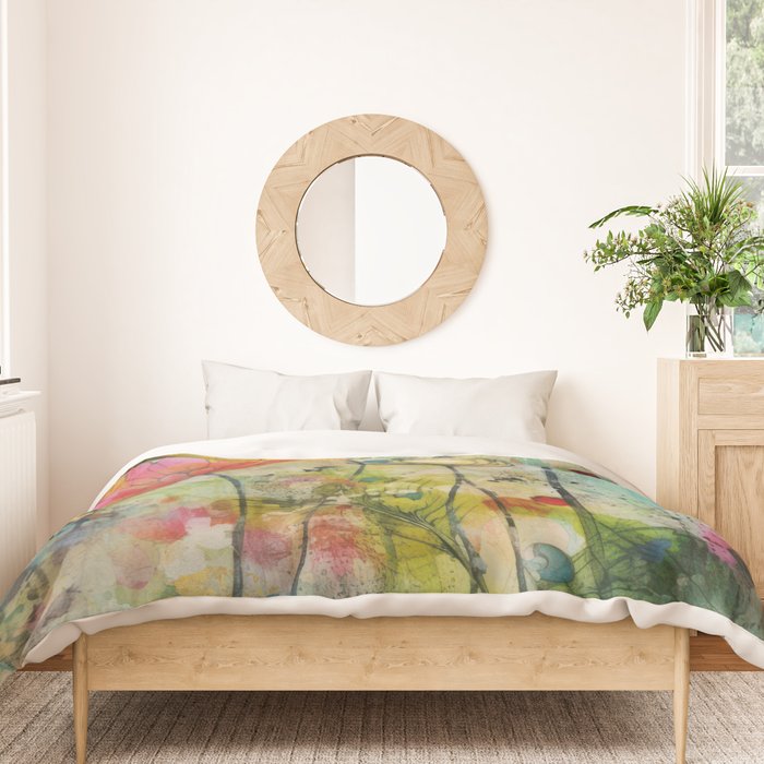 Wildflower Late Summer Botanical Art Duvet Cover Gallery Image 3