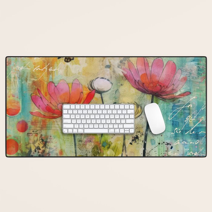 Wildflower Late Summer Botanical Art Desk Mat Gallery Image 1