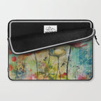 Wildflower Late Summer Botanical Art Laptop Sleeve Gallery Image 2
