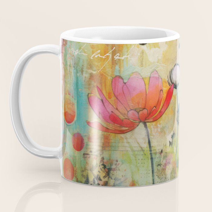 Wildflower Late Summer Botanical Art Coffee Mug Gallery Image 3